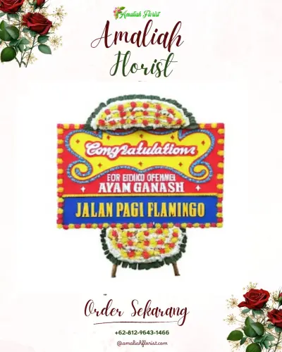 Bunga Papan Congratulation di Terondol